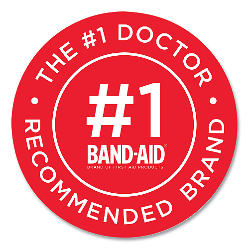 BAND-AID Plastic Adhesive Bandages, 0.75 x 3, 60/Box (100563500)