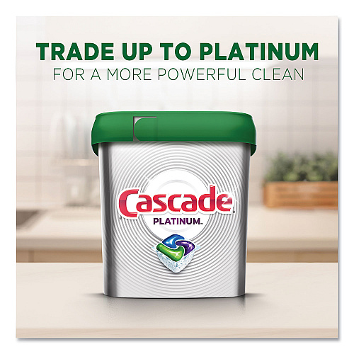 Cascade ActionPacs, Fresh Scent, 13.5 oz Bag, 25/Pack, 5 Packs/Carton (80675)
