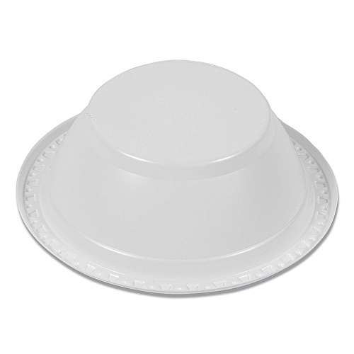 Tablemate Plastic Dinnerware, Bowl, 5 oz, White, 125/Pack (5244WH)