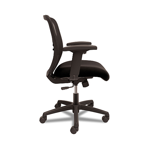 HON Gateway Mid-Back Task Chair, Supports Up to 250 lb, 17" to 22" Seat Height, Black (GVHMZ1ACCF10)