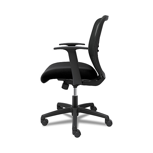 HON Gateway Mid-Back Task Chair, Supports Up to 250 lb, 17" to 22" Seat Height, Black (GVHMZ1ACCF10)
