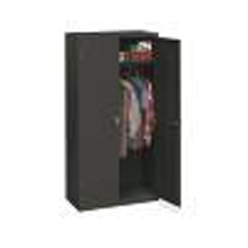 HON Assembled Storage Cabinet, 36w x 18.13d x 71.75h, Charcoal (SC1872S)