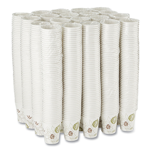 Dixie Pathways Paper Hot Cups, 10 oz, 50 Sleeve, 20 Sleeves/Carton (2340PATH)