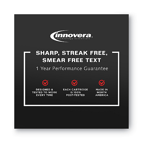 Innovera Remanufactured Black High-Yield Ink, Replacement for 956XL (IVRL0R39AN), 3,000 Page-Yield