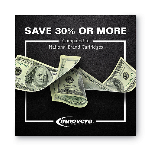 Innovera Remanufactured Black High-Yield Ink, Replacement for 972XL (IVRF6T84AN), 10,000 Page-Yield
