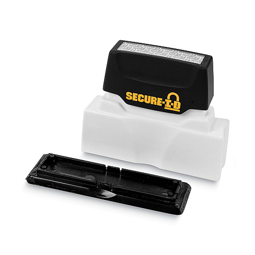 COSCO Secure-I-D Security Stamp, Obscures Area 2.5 x 0.31, Black (034590)