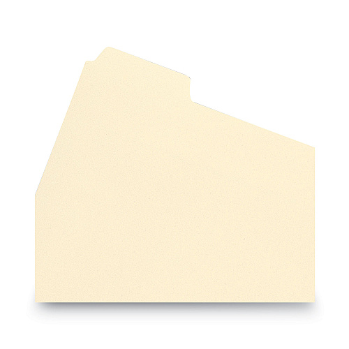 Smead Stackable Folder Dividers with Fasteners, 1/5-Cut Bottom Tab, 1 Fastener, Legal Size, Manila, 4 Dividers/Set, 50 Sets (35650)