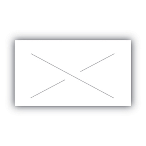 Garvey One-Line Pricemarker Labels, 0.44 x 0.81, White, 1,200/Roll, 3 Rolls/Box (090944)