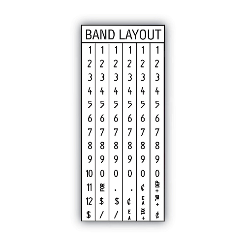 Garvey Pricemarker Kit, Model 22-6, 1-Line, 6 Characters/Line, 0.81 x 0.44 Label Size (090971)