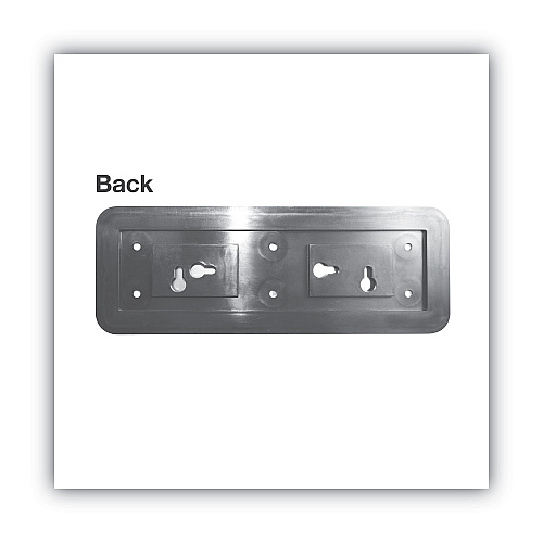 COSCO Brushed Metal Office Sign, Employees Only, 9 x 3, Silver (098206)