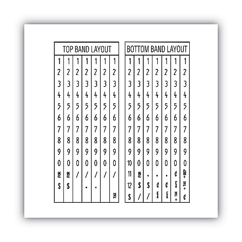 Garvey Pricemarker, Model 22-77, 2-Line, 7 Characters/Line, 0.81 x 0.63 Label Size (090941)