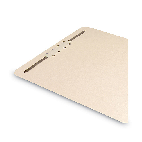 Smead File Backs with 2" Capacity Prong Fasteners, 1 Divider, 1 Fastener, Letter Size, Manila, 100/Box (35511)