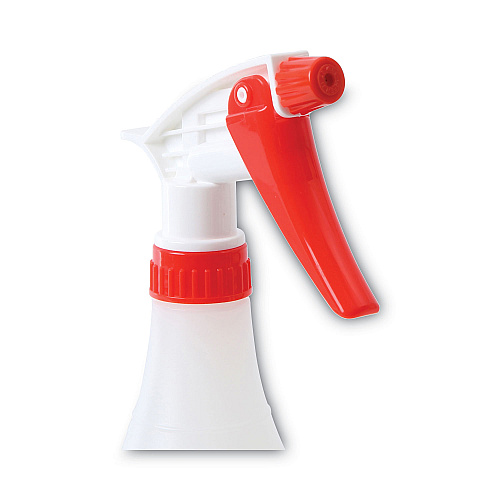 Boardwalk&reg; Trigger Spray Bottle, 32 oz, Clear/Red, HDPE, 3/Pack (BWK03010)
