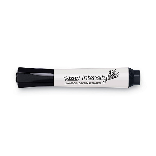 BIC Intensity Bold Tank-Style Dry Erase Marker, Extra-Broad Bullet Tip, Assorted Colors, 4/Set (GDEMP41ASST)