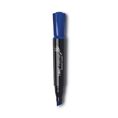 BIC Intensity Chisel Tip Permanent Marker, Broad Chisel Tip, Assorted Colors, Dozen (GPMM11AST)