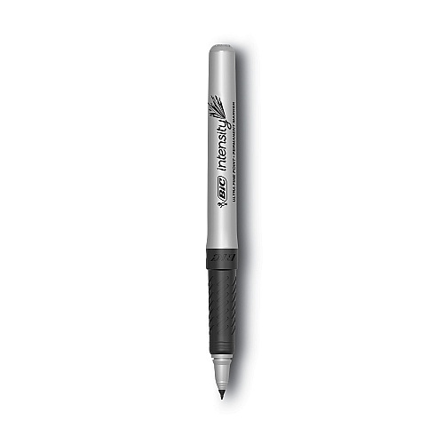BIC Intensity Ultra Fine Tip Permanent Marker, Ultra-Fine Needle Tip, Tuxedo Black, Dozen (GPMU11BK)