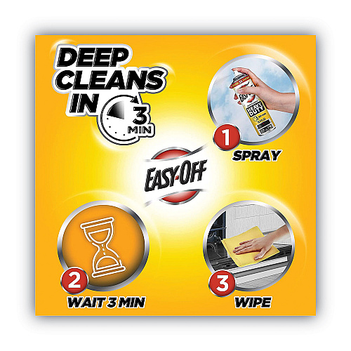 EASY-OFF Heavy Duty Oven Cleaner, Fresh Scent, Foam, 14.5 oz Aerosol Spray (87979)
