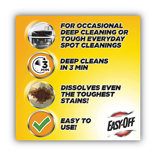 EASY-OFF Heavy Duty Oven Cleaner, Fresh Scent, Foam, 14.5 oz Aerosol Spray, 6/Carton (87980)