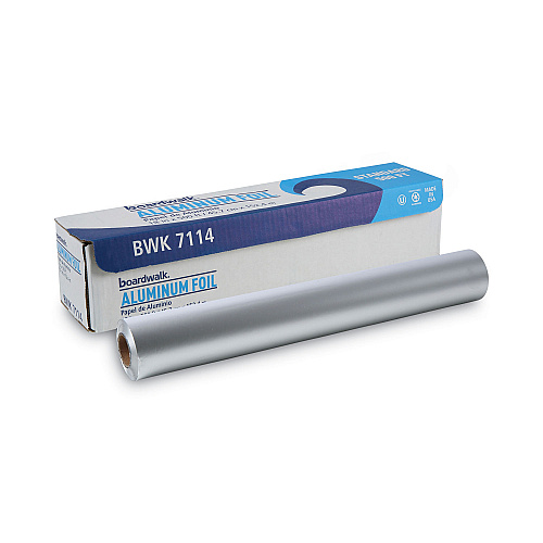 Boardwalk&reg; Extra Standard Aluminum Foil Roll, 18" x 500 ft, 1 Roll (BWK7114)