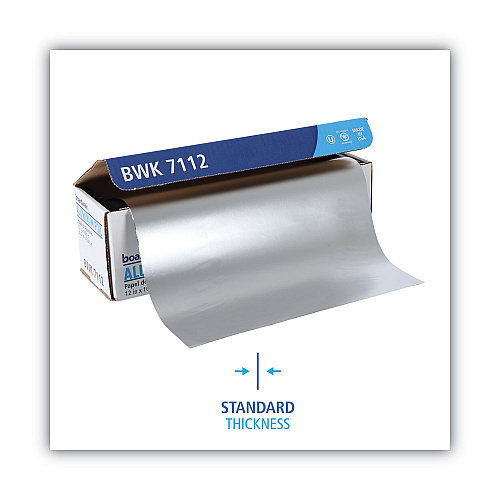Boardwalk&reg; Extra Standard Aluminum Foil Roll, 12"x 1000 ft, 1 Roll (BWK7112)