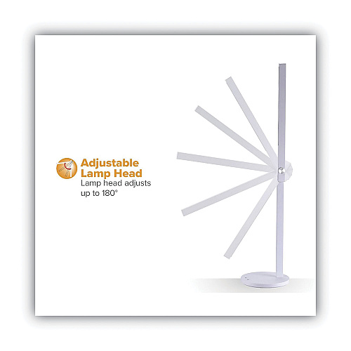 Bostitch Dimmable-Bar LED Desk Lamp, White (VLED1813WH)