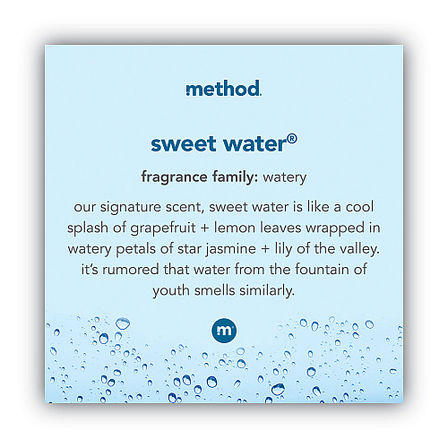 Method Foaming Hand Wash, Sweet Water Scent, 10 oz (00361)