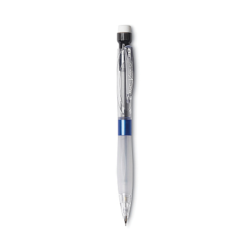 BIC Velocity Max Pencil, 0.5 mm, HB (#2), Black Lead, Gray Barrel, 2/Pack (MPMX5P21)