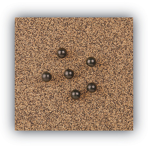 MasterVision Tech Cork Board, 48 x 36, Tan Surface, Silver/Black Aluminum Frame (MVI050501)