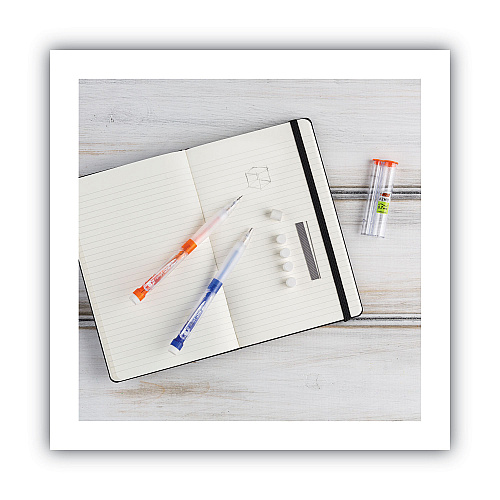 BIC Velocity Max Pencil, 0.9 mm, HB (#2), Black Lead, Assorted Barrel Colors, 2/Pack (MPMX9P21)
