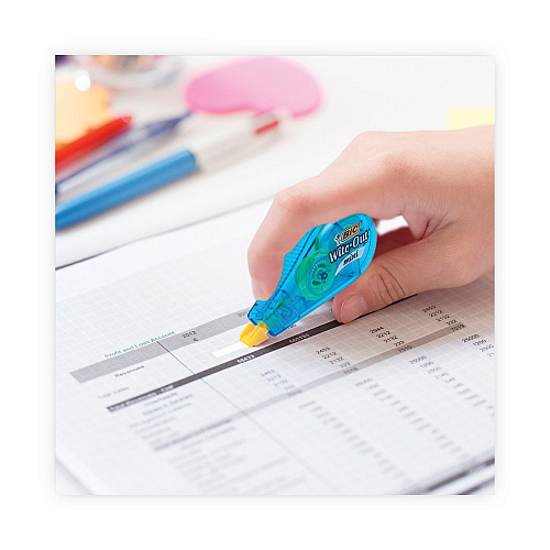 BIC Wite-Out Brand Mini Correction Tape, Non-Refillable, 0.2" x 26.2 ft, Assorted (WOTM11)