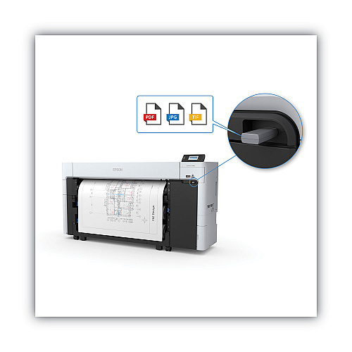 Epson SureColor T7770DR 44" Wide Format Inkjet Printer, White (SCT7770DR)