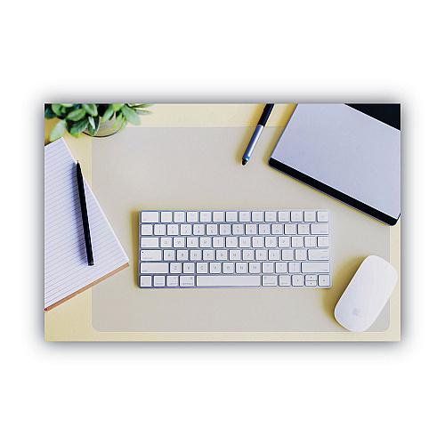 Floortex Desktex Polycarbonate Desk Pad, 22 x 17, Clear (FPDE1722RA)