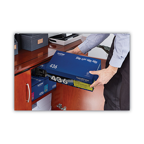 Brother TN436Y Super High-Yield Toner, 6,500 Page-Yield, Yellow