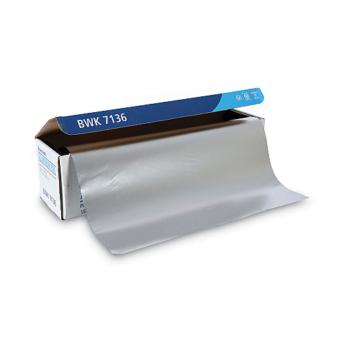 Boardwalk&reg; Extra Heavy-Duty Aluminum Foil Roll, 18" x 1000 ft, 1 Roll (BWK7136)