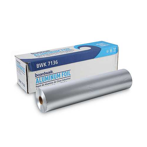 Boardwalk&reg; Extra Heavy-Duty Aluminum Foil Roll, 18" x 1000 ft, 1 Roll (BWK7136)