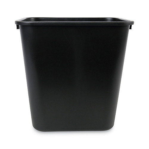Boardwalk&reg; Soft-Sided Wastebasket, 28-qt, Black (BWK28QTWBBLA)