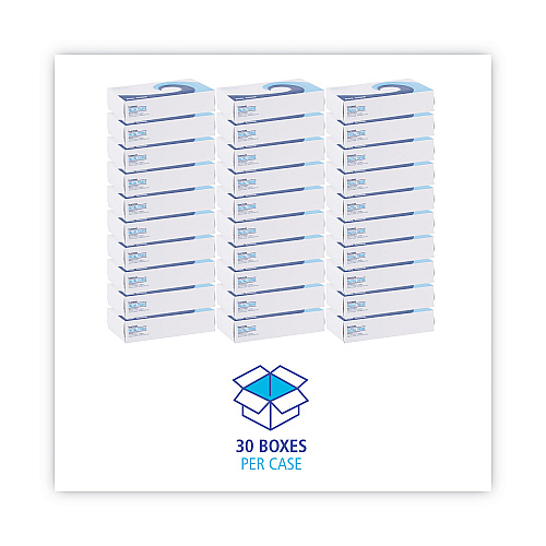 Boardwalk&reg; Facial Tissues, 2-Ply, 100 Tissue Box, 30 Boxes (BWK6500B)