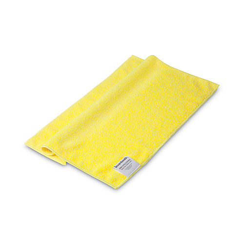 Boardwalk&reg; Microfiber Cleaning Cloths, 16" x 16", Yellow, 24 Cloths (BWK16YELCLOTHV2)