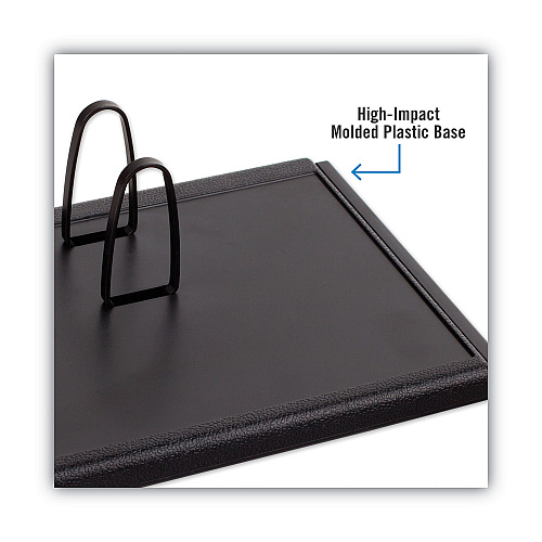 AT-A-GLANCE Desk Calendar Base for Loose-Leaf Refill, 3 x 3.75, Black (E1900)