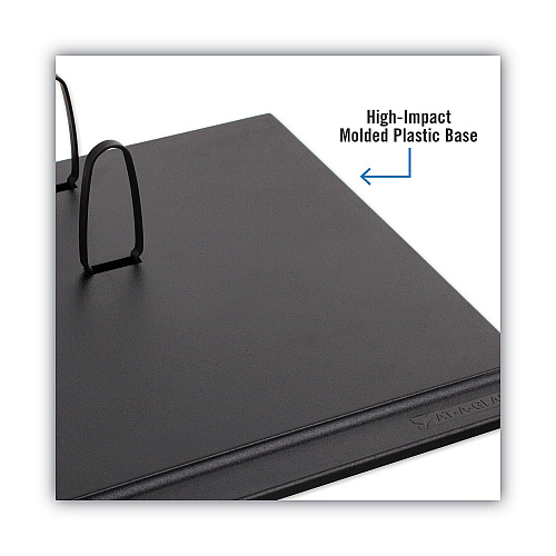AT-A-GLANCE Desk Calendar Base for Loose-Leaf Refill, 3.5 x 6, Black (E1700)