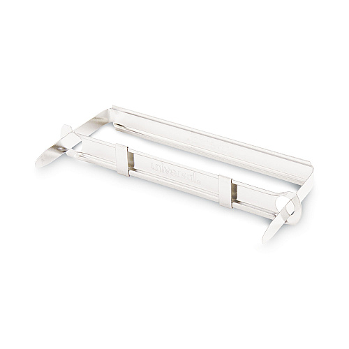 Universal Two-Piece Two-Prong Paper Fastener Base and Compressor Sets, 1" Capacity, 2.75" Center to Center, Silver, 50/Box (UNV81001)