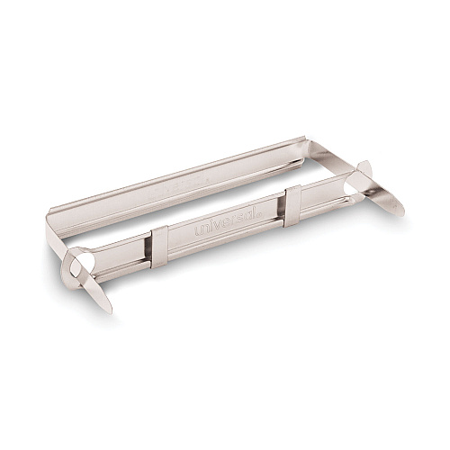 Universal Two-Piece Two-Prong Paper Fastener Base and Compressor Sets, 1" Capacity, 2.75" Center to Center, Silver, 50/Box (UNV81001)
