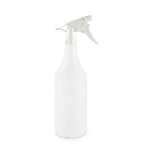 Boardwalk&reg; Embossed 32 oz. Spray Bottles, Clear, 24 Bottles (BWK00032)