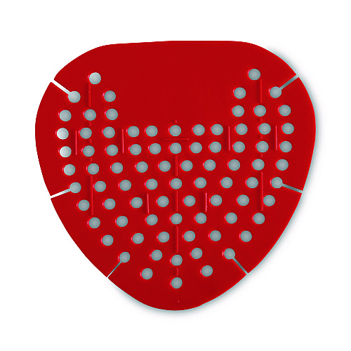 Boardwalk&reg; Urinal Screen, Cherry Scent, Red, 12 Screens (BWK1001)
