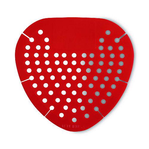 Boardwalk&reg; Urinal Screen, Cherry Scent, Red, 12 Screens (BWK1001)