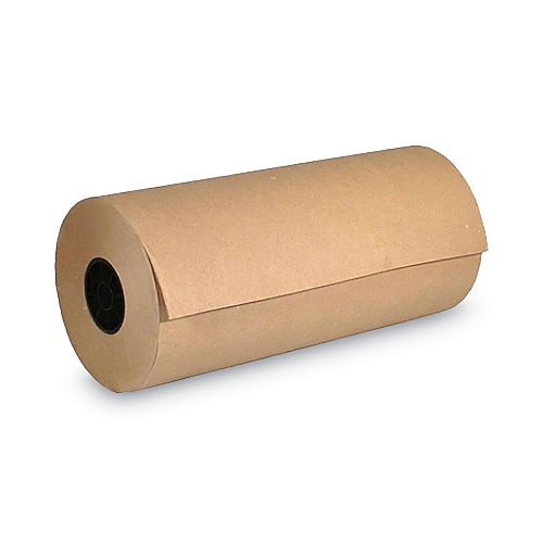Universal High-Volume Mediumweight Wrapping Paper Roll, 40 lb Wrapping Weight Stock, 24" x 900 ft, Brown (UNV1300022)
