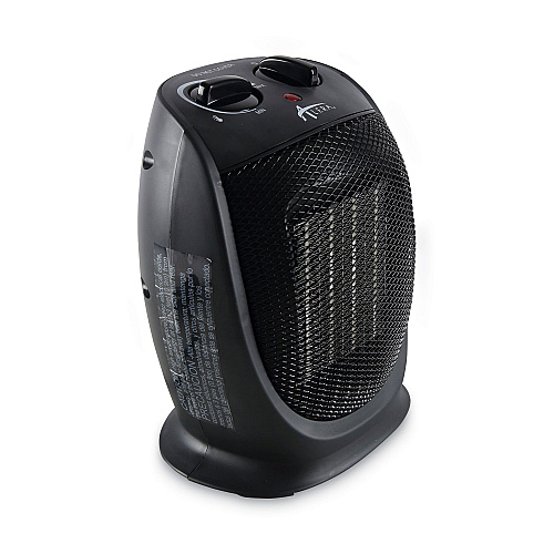 Alera Ceramic Heater, 1,500 W, 7.12 x 5.87 x 8.75, Black (ALEHECH09)