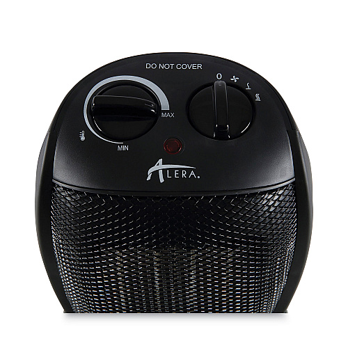 Alera Ceramic Heater, 1,500 W, 7.12 x 5.87 x 8.75, Black (ALEHECH09)