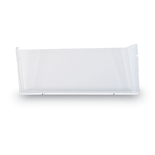 Deflecto Unbreakable DocuPocket Wall File, Legal Size, 17.5"  x 3" x 6.5", Clear (64301)