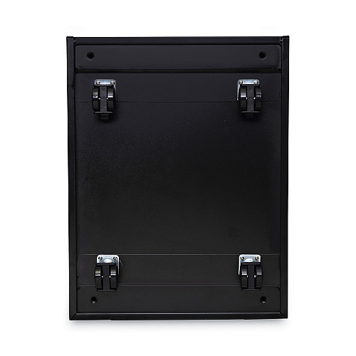 Alera File Pedestal with Full-Length Pull, Left or Right, 3-Drawers: Box/Box/File, Legal/Letter, Black, 14.96" x 19.29" x 27.75" (ALEPBBBFBL)